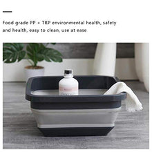 Folding Lavabo Retrattile Domestica Lavare Schiuma Piede Portatile ispessite Cucina Lavatrice Bacino di Corsa Esterna Pieghevole Basin, Grigio