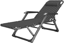 Sdraio reclinabile per bambini, reclinabile, colore nero, per bambini, adulti, sdraio reclinabili, sdraio reclinabili per spiaggia, patio, piscina o ufficio