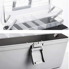 Medicine Cabinet 3 strati scatola portatile 34 X 18 17.5cm grigio