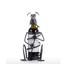 LHQ-HQ Decorazioni di Arte del mestiere casa Vino Vivente Cane Camera cremagliera battuto Vino Ferro Stand di Esposizione Metallo