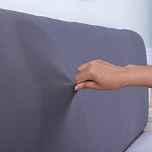 Copriletto telescopico testata letto, parapolvere testata letto, decorazione comodino casa, grigio chiaro, 120 * 65