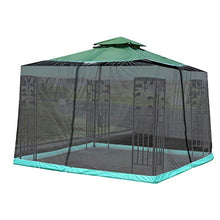 Zanzariera per ombrellone da giardino ， Ombrellone da giardino Schermo da tavolo Ombrellone Copertura per zanzariera Copertura per recinzione in rete con cerniera per giardino esterno Campeggio