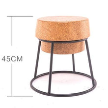 Simple Modern Multifunctional soddisfa diverse esi Sedia da caffè moderna semplice nordica for il tempo libero in legno di quercia con sgabello da bar (telaio nero 45 cm) seat Seduta in legno morbido