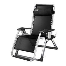 AI LI WEI SHUAIIJUAN Sedia per Il Tempo Libero Domestico Sdraio Zero Gravity reclinabile Pieghevole Patio Lounger Sedia for Pool Side all'aperto Yard Beach con Regolabile poggiatesta Max.330lbs