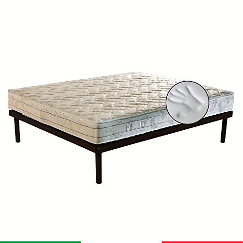 Materasso alto 20 cm - Perfetto Top - Materasso MEMORY FOAM accogliente che si adatta alle forme del corpo, ORTOPEDICO in Airpur® ANALLERGICO, materasso matrimoniale 160x195