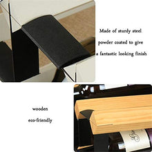 Classico Freestanding bottiglia di vino di legno Barile 6 Bottiglie Hanging 10 bicchieri di vino Wine Rack supporto metallico in acciaio legno Cabinet Bottle Holder Organizer controsoffitto for la cuc