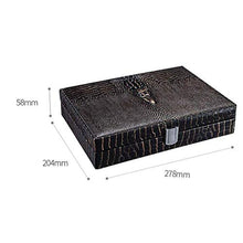 ZYING Desktop Cigar Humidor Cigar Box Bagagli con umidificatore Chiaro Rimovibile Portatile Cigar Box Valigia