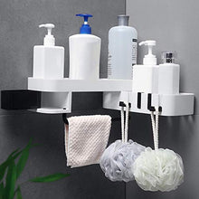 Portaoggetti angolare Mensola per bagno Supporto per treppiede Mensola per bagno Supporto rotante per WC Nessun supporto perforante Rack a parete
