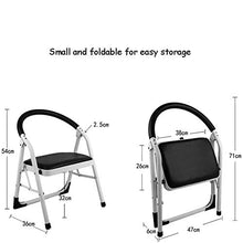 DXXWANG Step Sgabello Sgabello Basso Sgabello Del Bambino Scala,Sgabello per Vasino Pieghevole Biblioteca Soggiorno Ufficio Antiscivolo Giardino Bagno Bagno/Rosa / 47×71cm