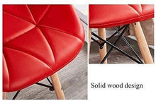 WZX Sgabelli da Bar Sedia da Bar nordica Sedia in Legno massello Creativo Sedia per Computer Sedia Imbottita in Pelle PU con Elastico Alto