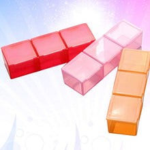 DOITOOL - Contenitore per pillole da viaggio, 1 pezzo, 21 griglie, porta pillole, in plastica, porta gioielli, decorazione per la casa