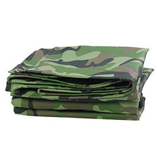 MTYLX Telo Multifunzionale per Esterni, Impermeabile-Resistente Camouflage Giungla Addensato Oxford Poncho Copertura Di Protezione Solare Copertura Antipoere Capannone 600 / M2,3 × 6M