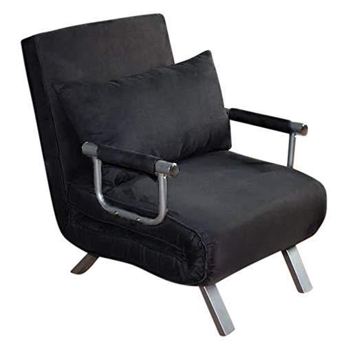 ITALFROM Divano Letto Sofa Bed Nero DIVANI 65x69x82h DIVANETTI Divano Letto 1 Piazza - Arredi Casa