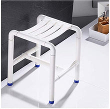 Sgabello per Doccia Sgabello da doccia Sedia da doccia Sgabello da bagno Sedia da bagno Sedia da bagno Sgabello a pedale multifunzione multifunzione Sgabello Plastica e acciaio inox (34x32x43cm) Sedia