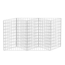 cangzhoushopping Gabbione in Rete/Fioriera/Orto Rialzato Acciaio 120x30x100 cm Articoli di ferramenta Barriere e recinzioni Pannelli per recinzioni