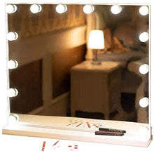 HFFFHA Specchio da Tavolo per Trucco Specchio per Trucco Vanity con Luce LED dimmerabile