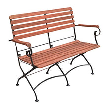 Greemotion Borkum Panca Pieghevole, Acciaio, Legno