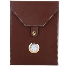 HGY Mini Cuoio Portatile Humidor Cigar Box Legno di Cedro portasigarette Contenitore di immagazzinaggio (Brown)
