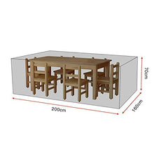 Dellcciu Custodia Protettiva Custodia Protettiva Copri Copertura per mobili da Giardino e Rivestimento per sedili rettangolari (200 * 160 * 70)