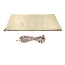 Qinlorgon Tenda a Vela in Tessuto Oxford con Rivestimento in Argento 210D, Tenda da Sole Portatile, Balcone per Parco Giochi da Giardino(M 3.6 * 3.6m)