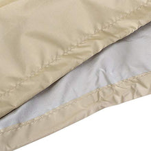 Ladieshow Coperchio della Scatola del Ponte, Copertura della Scatola del Ponte Impermeabile a Prova di UV da Giardino Copertura Protettiva della Scatola di immagazzinaggio 123x62x55cm(Beige)