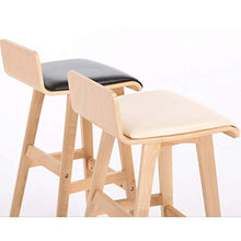 LF- Bar Stool Solid Wood Bar Stool Bar Stool Bar Chair Modo Creativo Bar Stool Sgabello Alto semplicità (Color : G, Size : 65cm)