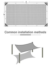 WXQIANG Bianco Rettangolo Parasole Sail Tenda con l'80% UV Blocco e passacavi, Patio Yard Pergola Ombra Net Antivento e Traspirante Protezione Solare, Isolamento Termico (Size : 1×2M)