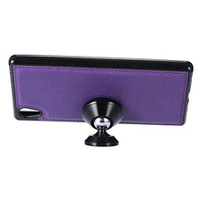 Bear Village Cover Sony Xperia Z5, Custodia Premium Flip Custodia per Sony Xperia Z5, Custodia con Porta Carte e Chiusura Magnetica, Viola