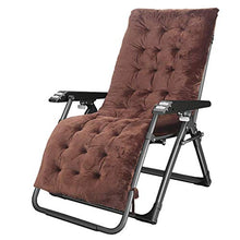 SHUAIIJUAN Sedia per il tempo libero domestico Sdraio Sdraio relax pieghevole Poltrona reclinabile, giardino reclinabile Zero Gravity sedie a sdraio con Brown Cuscino Patio all'aperto, piscina, campeg