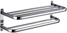 AINIYF Bagno Bagno Doccia Mensola Organizzatore Parete Punch Libero dell'Acciaio Inossidabile 304 2 Tiers portasciugamani, 2 Metodi di Installazione, 2 Formati (Dimensione: 50x24.5x20cm)