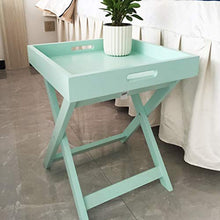 Yyqx Comodino Lato Pieghevole, Divano Quadrato Tavolo Nordic Semplice Balcone Camera da Letto Comodino Comodini Letto