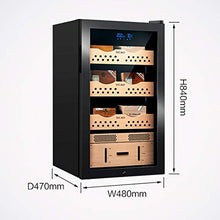 Umidificatori Humidor Cigar Cabinet Costante Di Temperatura E Umidità Domestica Legno Di Cedro Cigar Umidificazione Gabinetto Professionale Melanzana Crescente Umidità Sistema Conservare 400 Sigari