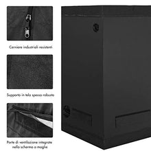 COSTWAY Growbox Tenda Coltivazione Tenda per la Crescita delle Piante Interno (120 x 60 x 180 cm)