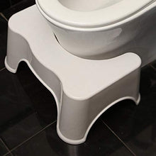 CHENJIAO Squatting Sgabello Folding @ Home Accovacciata Sgabello Bagno Squat Igienici Sgabello Compact Squatty-Potty Sgabello Sede Portatile for La Casa Bagno Privato Servizi Igienici (Color : White)