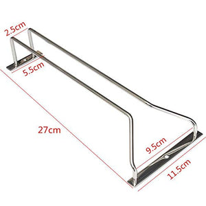 Aomerrt 27/35 / 55cm 3 Dimensioni Supporto per calici per portabottiglie in Vetro da Vino sotto Il Mobile Home Bar Pub, 27CM