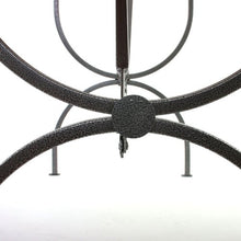 Tavolo Linz ideale per le feste in giardino terrazza legno scuro 150cm