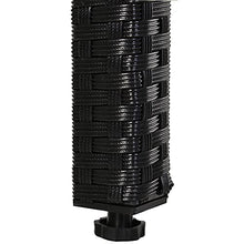 Outsunny Set Mobili da Giardino Rattan 5 Pezzi Tavolo 2 Sedie 2 Poggiapiedi con Cuscini Combinabili a Rettangolo