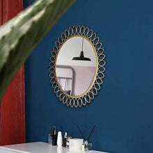 Specchio da bagno 1163/5000 Parete, Specchio cosmetico HD, Specchio Decorativo da Portico - Specchio Argento Ultra HD, Diametro Specchio 44cm
