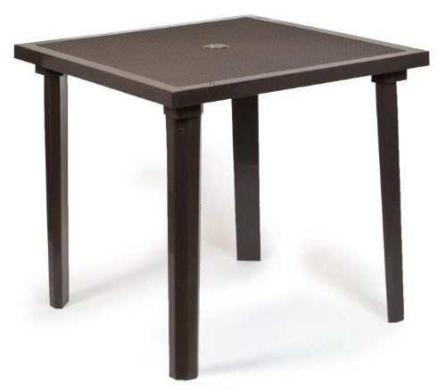 BICA 58.3 Orlando Tavolo, Marrone, 80x80x6 cm, 80x80x72 cm
