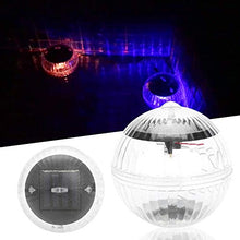 Fournyaa Luce Solare per Piscina, Comoda Luce da Giardino a Risparmio energetico, per Giardino, Patio, Cortile