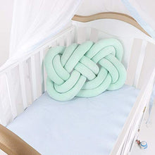 BOENTA Cuscini Decorativi Bambini Cuscino Annodato Cuscino attorcigliato Cuscino Schienale Sedia Cuscino Soffice Cuscino Decorativo per Camera da Letto Green