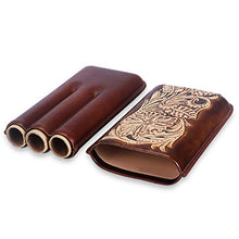 ChangDe-- Cigar Box, Sigaro Set Idratante Sigaro Set Cigar Humidor Tubo di Viaggio Portatili 3 Sticks 2 Colori facoltativi (Color : A)