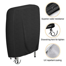 Redmoo Copertura per Sedia Pieghevole, Resistente ai raggi UV Antivento Impermeabile per mobili da giardino Sedia a sdraio Sedia a sdraio pieghevole, inclusa borsa da trasporto Oxford (L71 * H110cm)