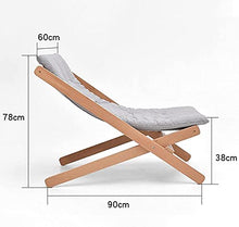 Comodo in Legno rilassamento Sedia Gray reclinabili Pieghevole Sedia a Dondolo Estate Siesta Letto Balcone Svago di bambù Studio Pieghevole