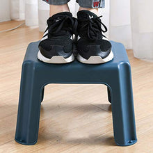 Niduo Bear Sgabello di plastica Sgabello impilabile Scarpa Sgabello, Sgabello per la casa Sgabello Domestico Sgabello Rettangolare per Ufficio/Asilo/da Cucina/Cucina 2 pz,Giallo
