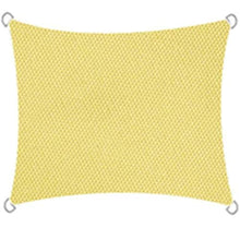 XLYAN Parasole Rete Tenda Quadrata Tessuto Impermeabile Parasole Vela Parasole Rete Protezione Solare per Esterni Tessuto a Rete Protezione Solare Balcone,Beige- 1.5x2m