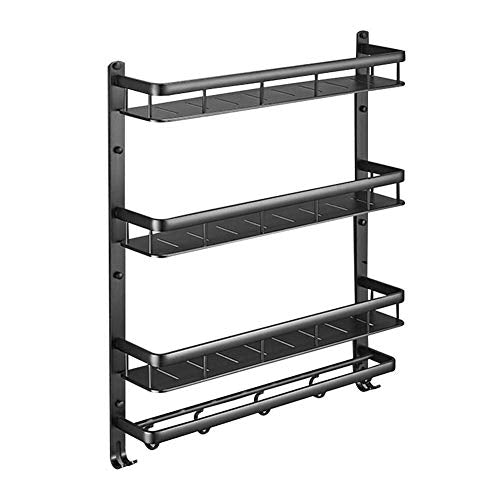NHLBD Mensola da Bagno, mensola portaoggetti - Doccia scaffali e Ripiani, attaccatura di Parete Doccia Caddy Rettangolare for Bagno Attrezzatura partizione da Bagno (Dimensioni: 40cm) (Size : 60cm)