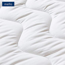 Coprimaterasso in cotone 160 x 200 cm, rivestimento 100% cotone anallergico trapuntato | comfort morbido e accogliente | lavabile