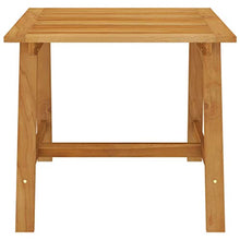 FAMIROSA Tavolo da Pranzo da Giardino 88x88x74 cm in Massello di Acacia