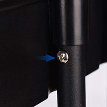 LY Scaffale del Carrello del Salone a 3 Livelli, Carrello di rotolamento Multifunzionale del Pavimento della Cucina con Il Freno, carico di 220 libbre (Color : Black)